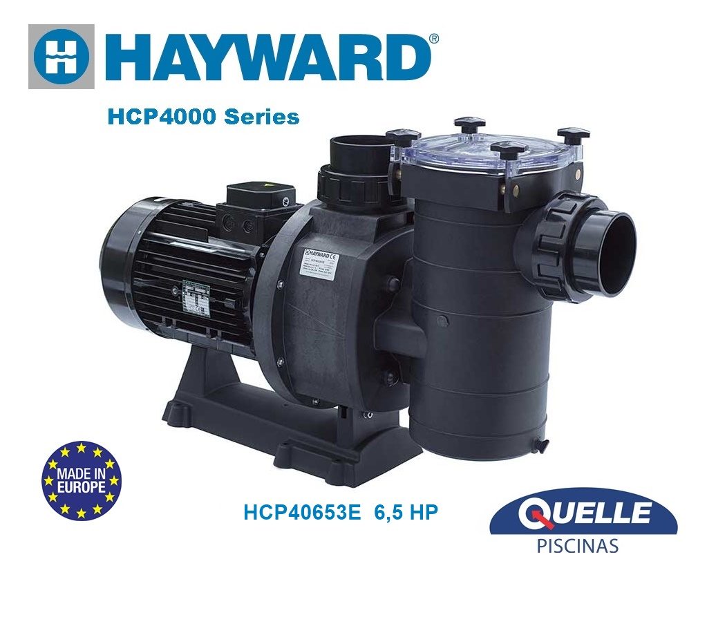 HAYWARD HCP40653E de 6,5 HP - Bomba para piscinas comerciales