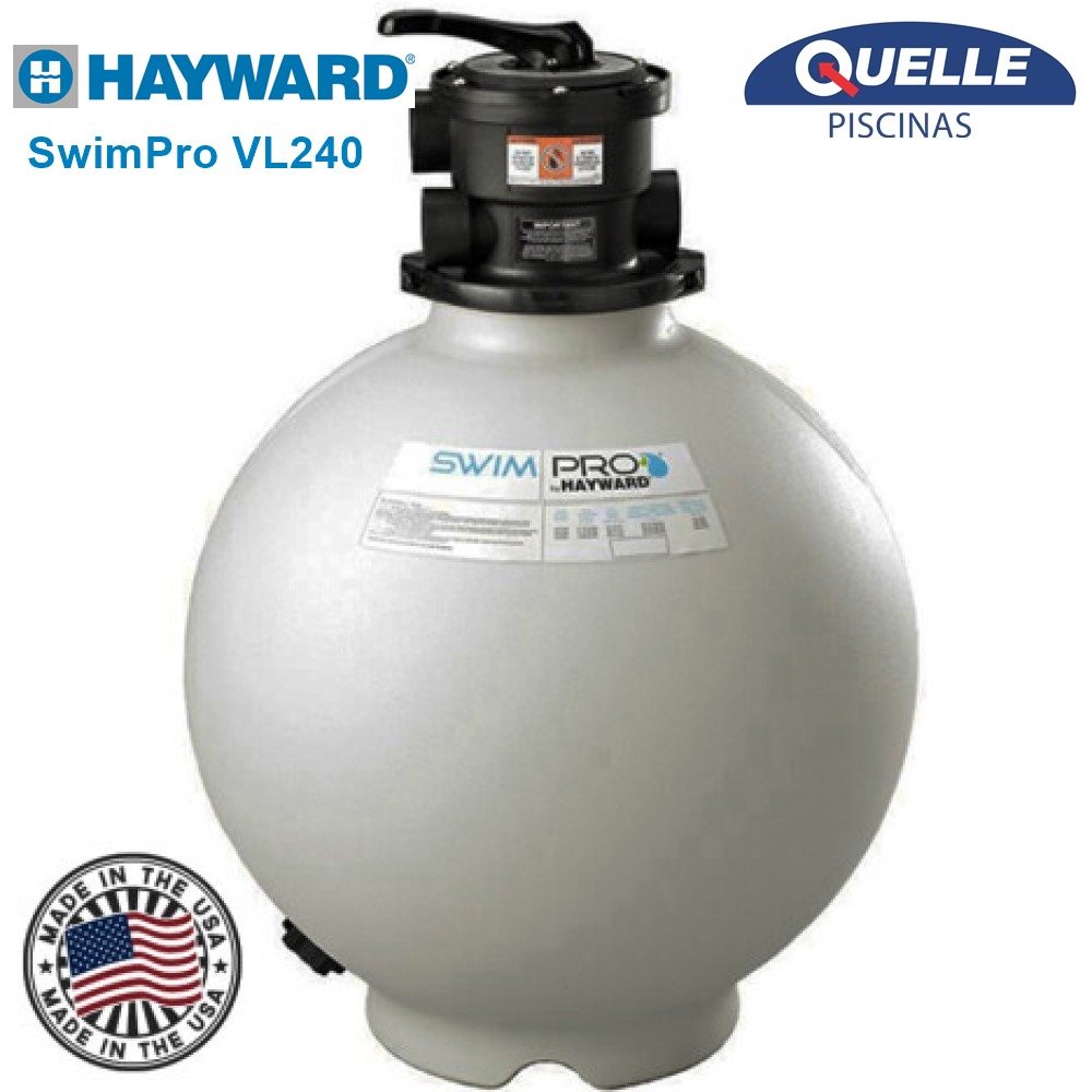 HAYWARD SwimPro VL240 - Filtro de Arena para Piscinas de hasta 60.000 litros
