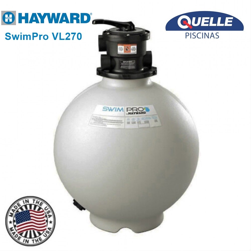 HAYWARD SwimPro VL270 - Filtro de Arena para Piscinas de hasta 70.000 litros