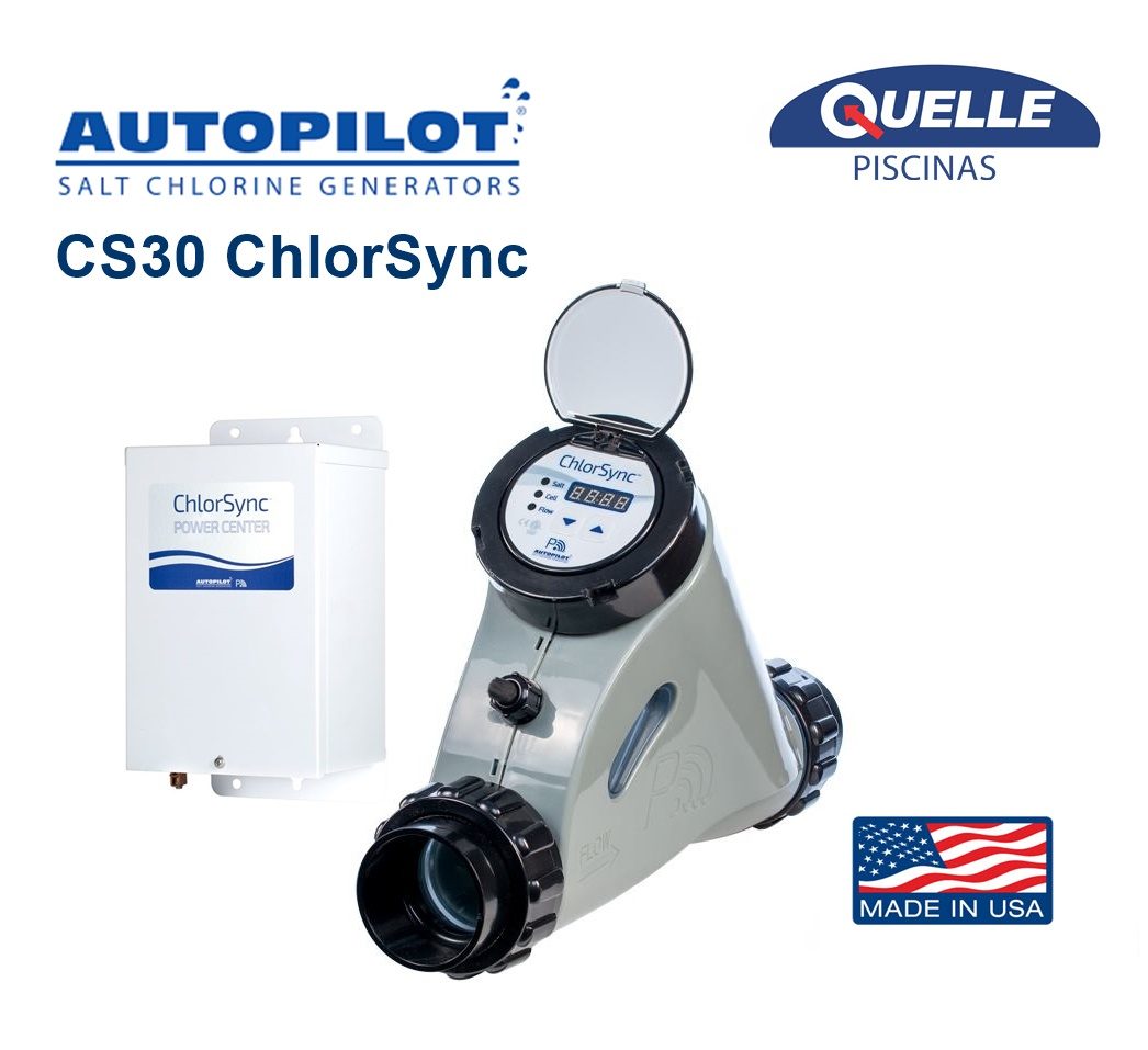 AUTOPILOT ChlorSync CS30 – Clorador Salino para Piscinas de 70.000 litros