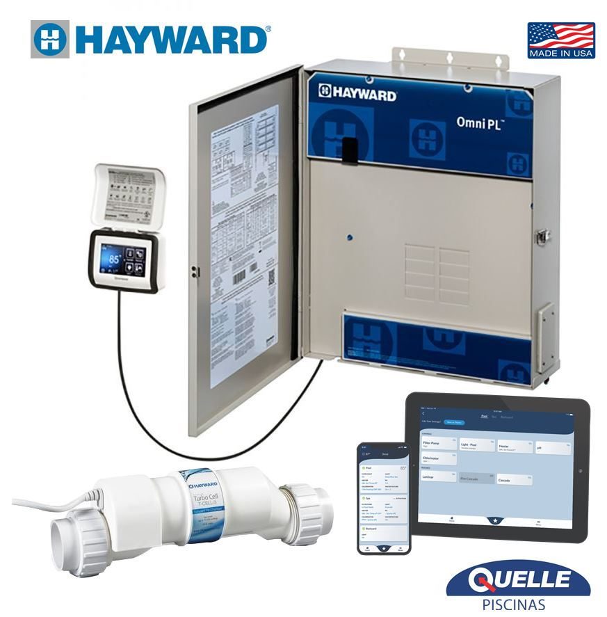 HAYWARD Omni PL - Domótica y Clorador Salino para Piscinas y Spas - 120.000 litros