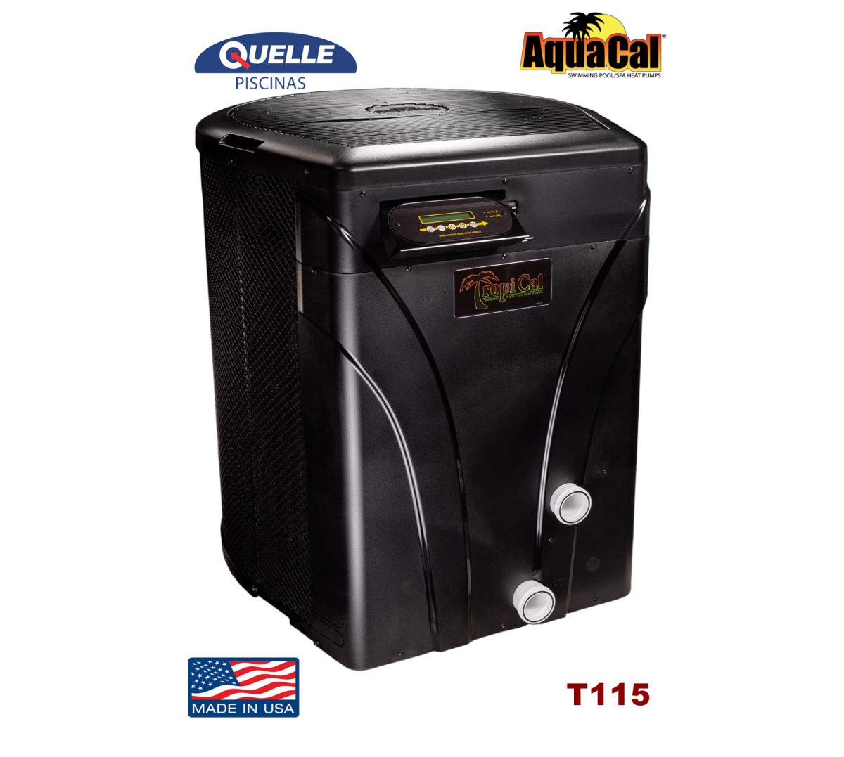 AQUACAL TropiCal T115 Bomba de Calor para Piscinas de 25,9 kW (88.000 BTU)