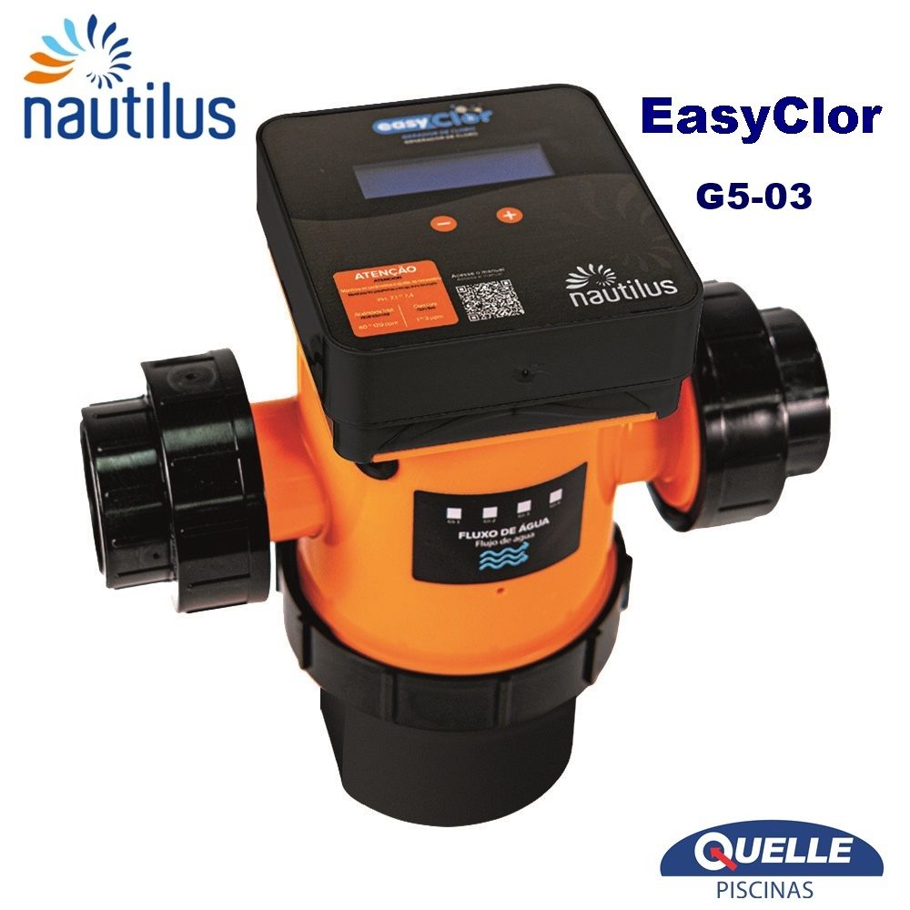 NAUTILUS EasyClor Home G5-03 - Clorador Salino para Piscinas de  45.000 litros