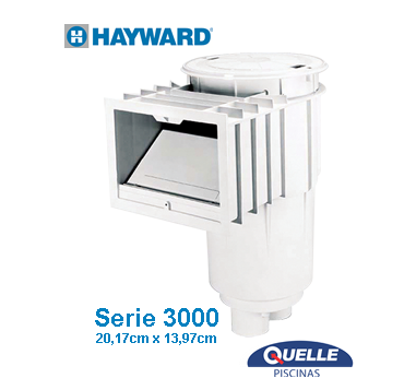 HAYWARD 3400 - Skimmer automático 20 x 14 para piscinas de hormigón