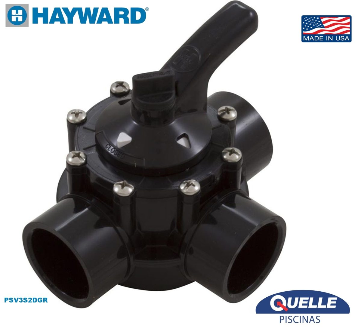 HAYWARD PSV3S2 – Válvula Desviadora de 3 Vías