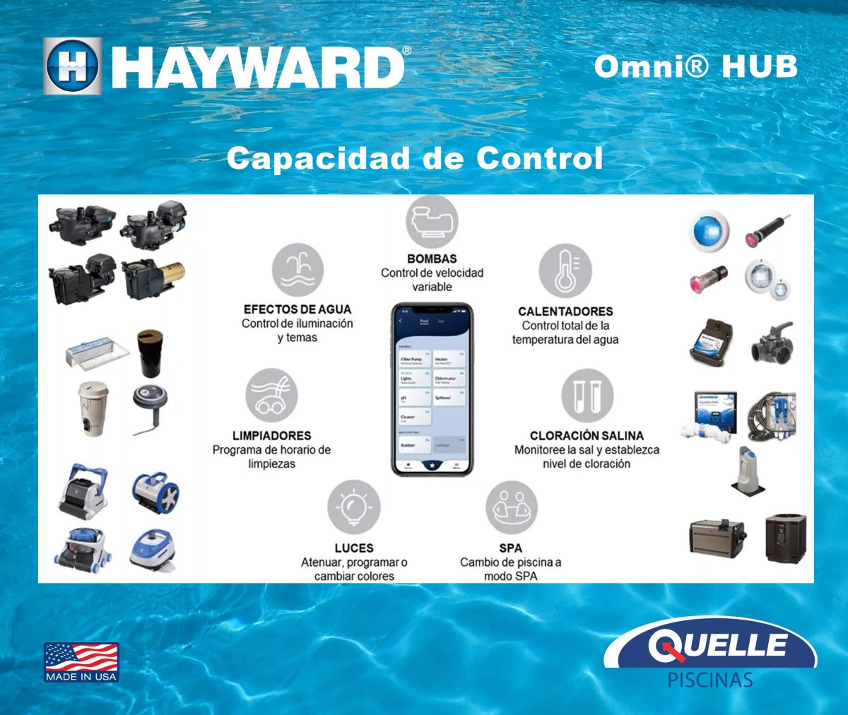 HAYWARD OmniHub - Domótica Inteligente para Piscinas y Spas