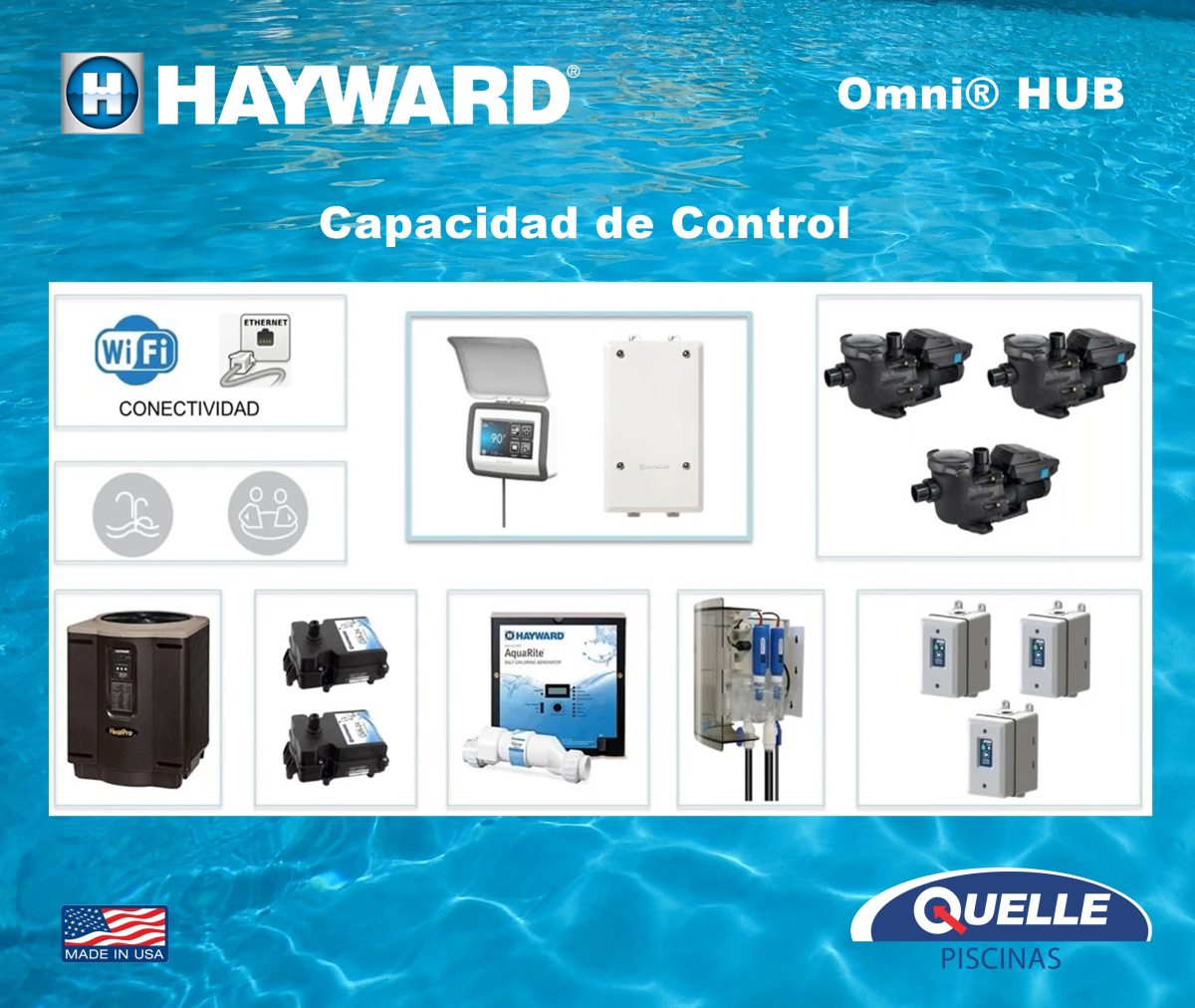 HAYWARD OmniHub - Domótica Inteligente para Piscinas y Spas