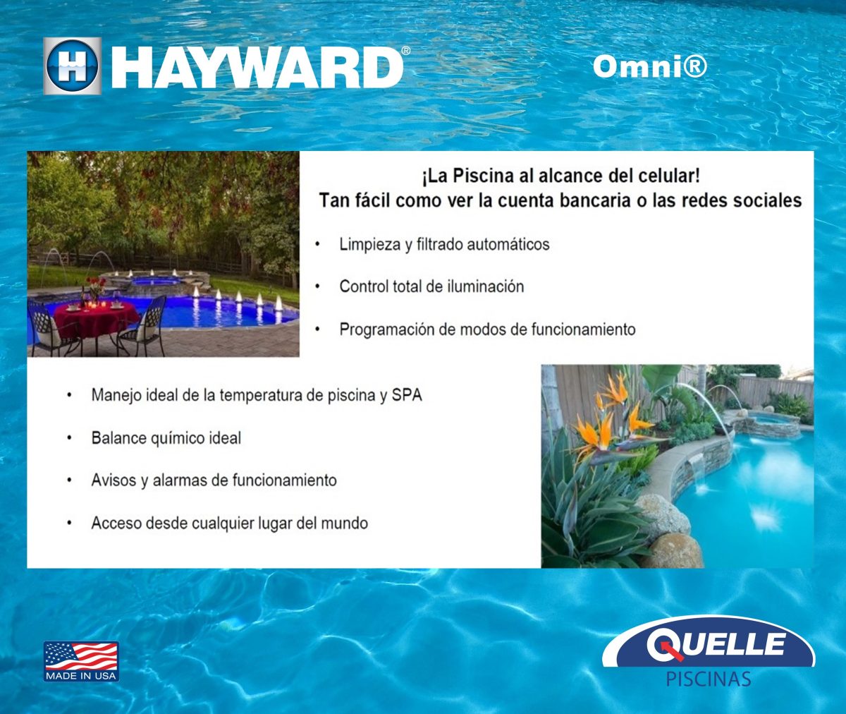 HAYWARD Omni PL - Domótica y Clorador Salino para Piscinas y Spas - 120.000 litros