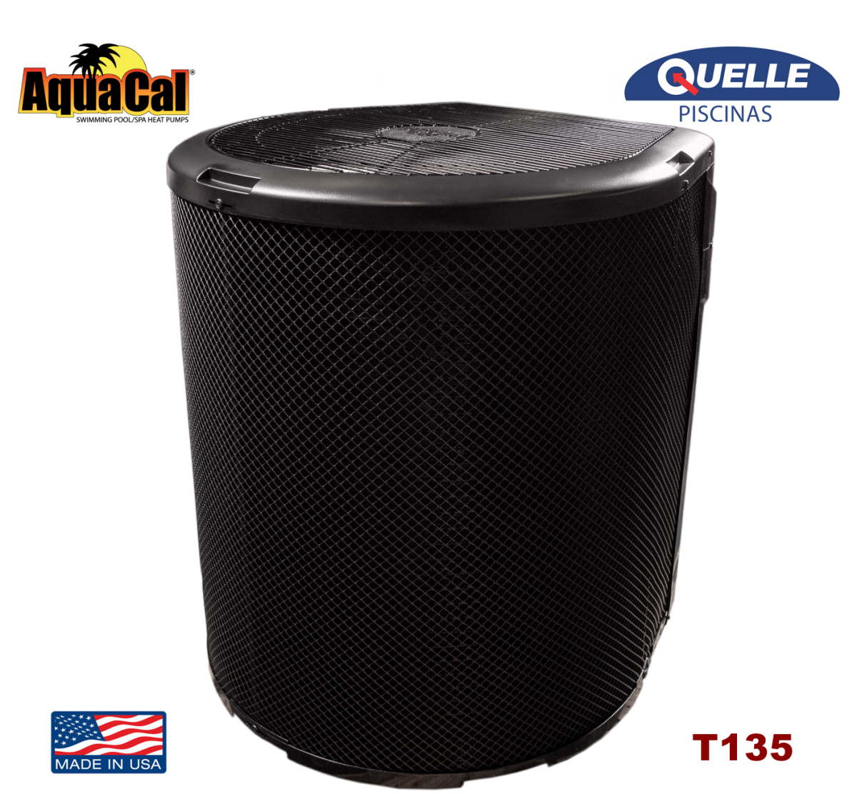 AQUACAL TropiCal T135 Bomba de Calor para Piscinas – 31,7 kW (108.000 BTU)