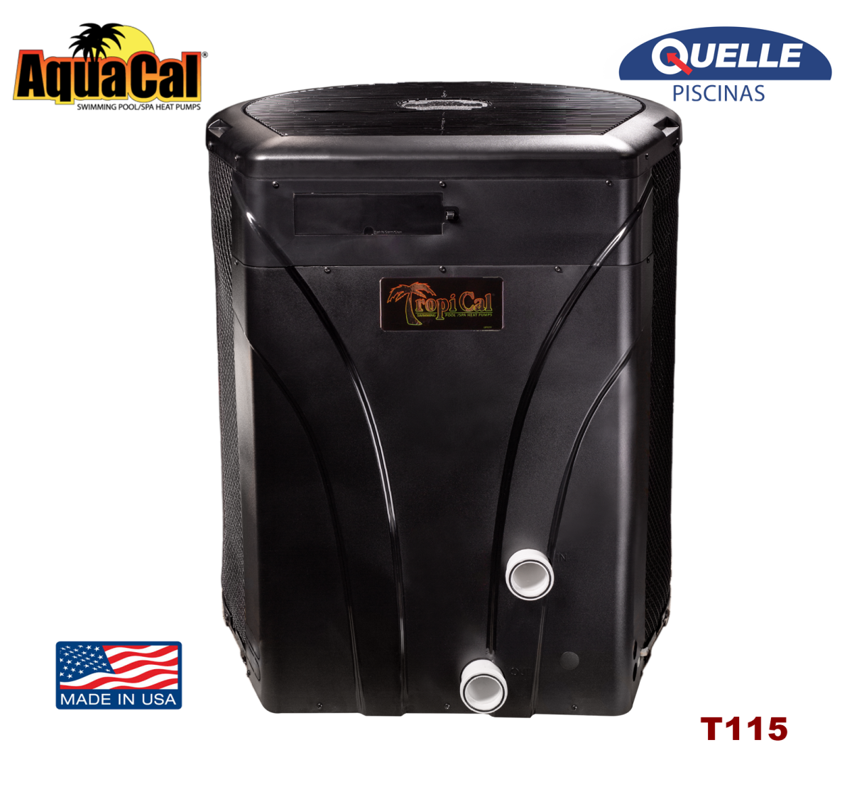 AQUACAL TropiCal T115 Bomba de Calor para Piscinas de 25,9 kW (88.000 BTU)