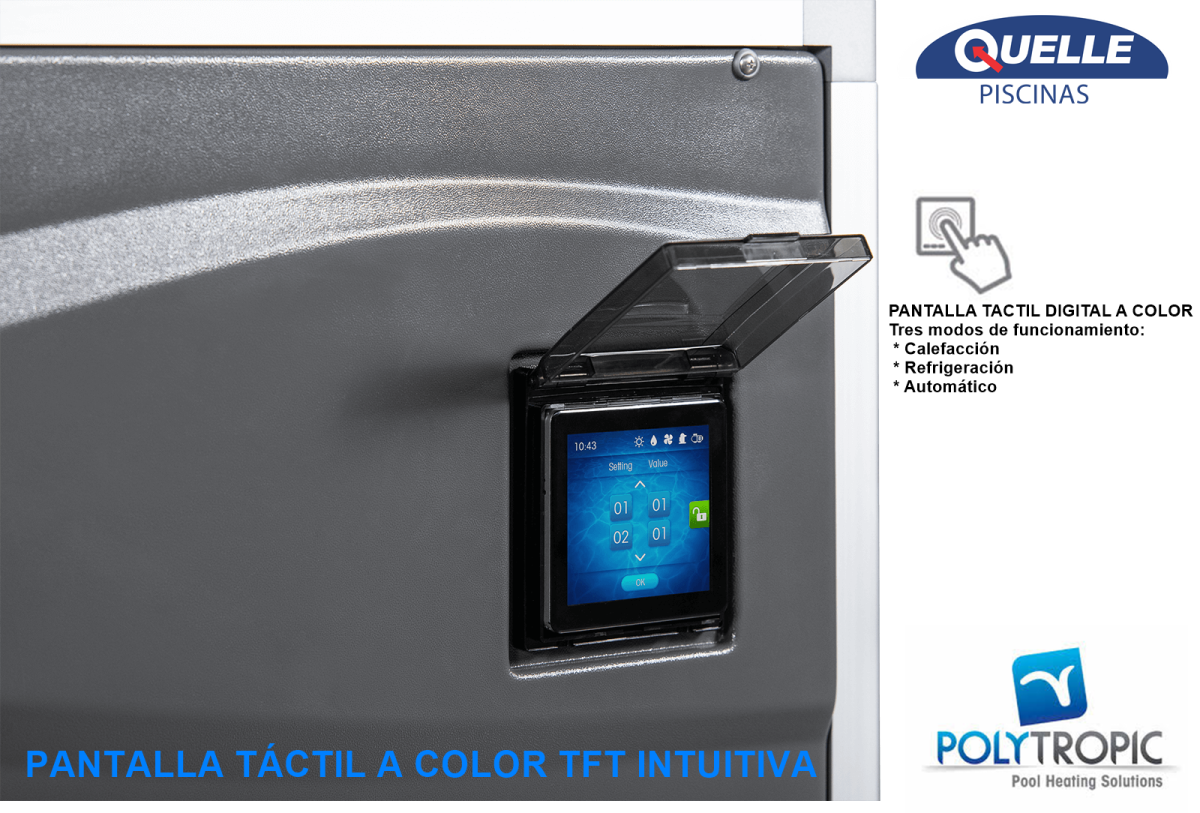 POLYTROPIC Master Inverter S+ Bomba de Calor para Piscinas – 13,1 kW (44.000 BTU)