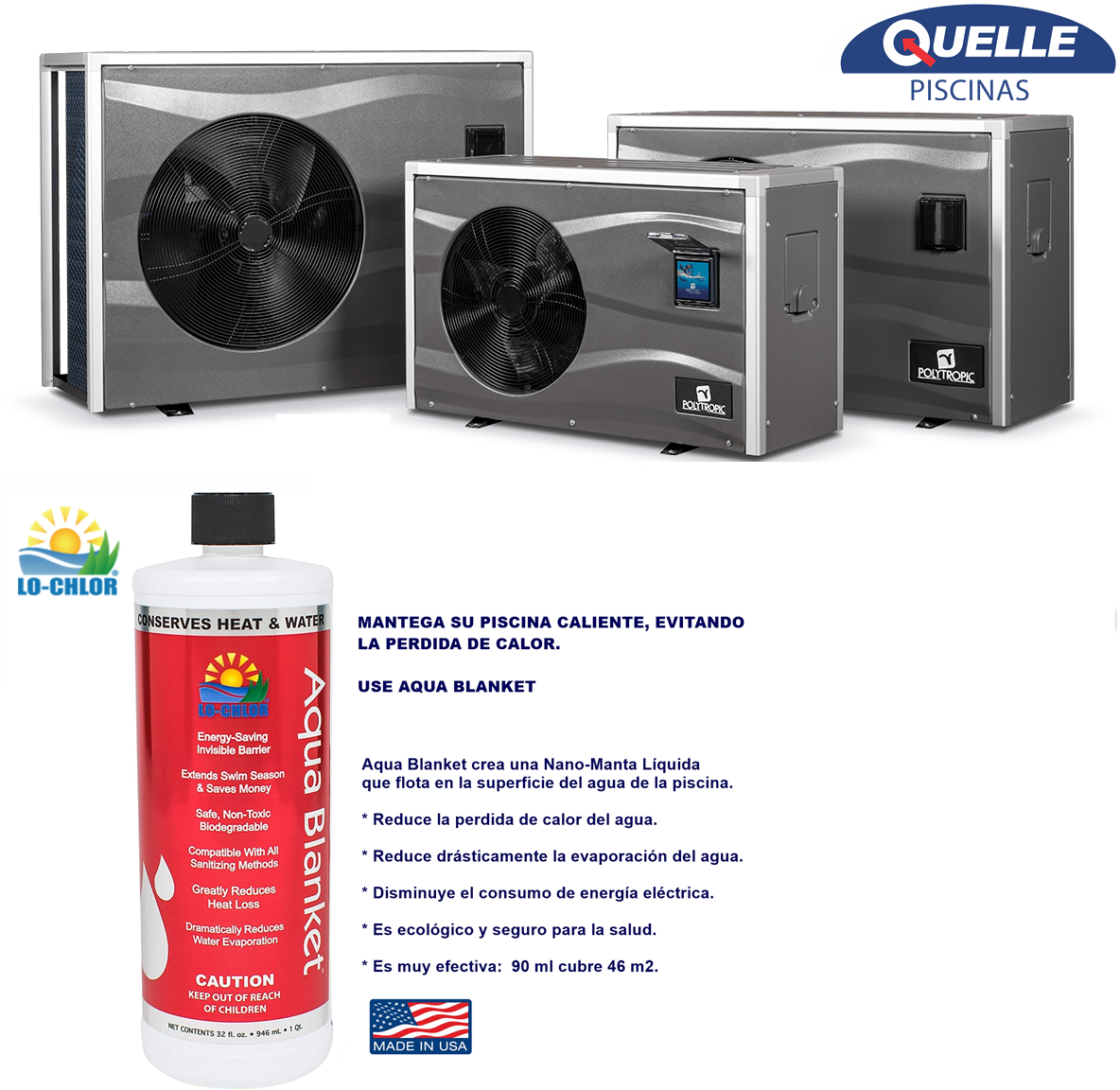 POLYTROPIC Master Inverter S+ Bomba de Calor para Piscinas – 13,1 kW (44.000 BTU)