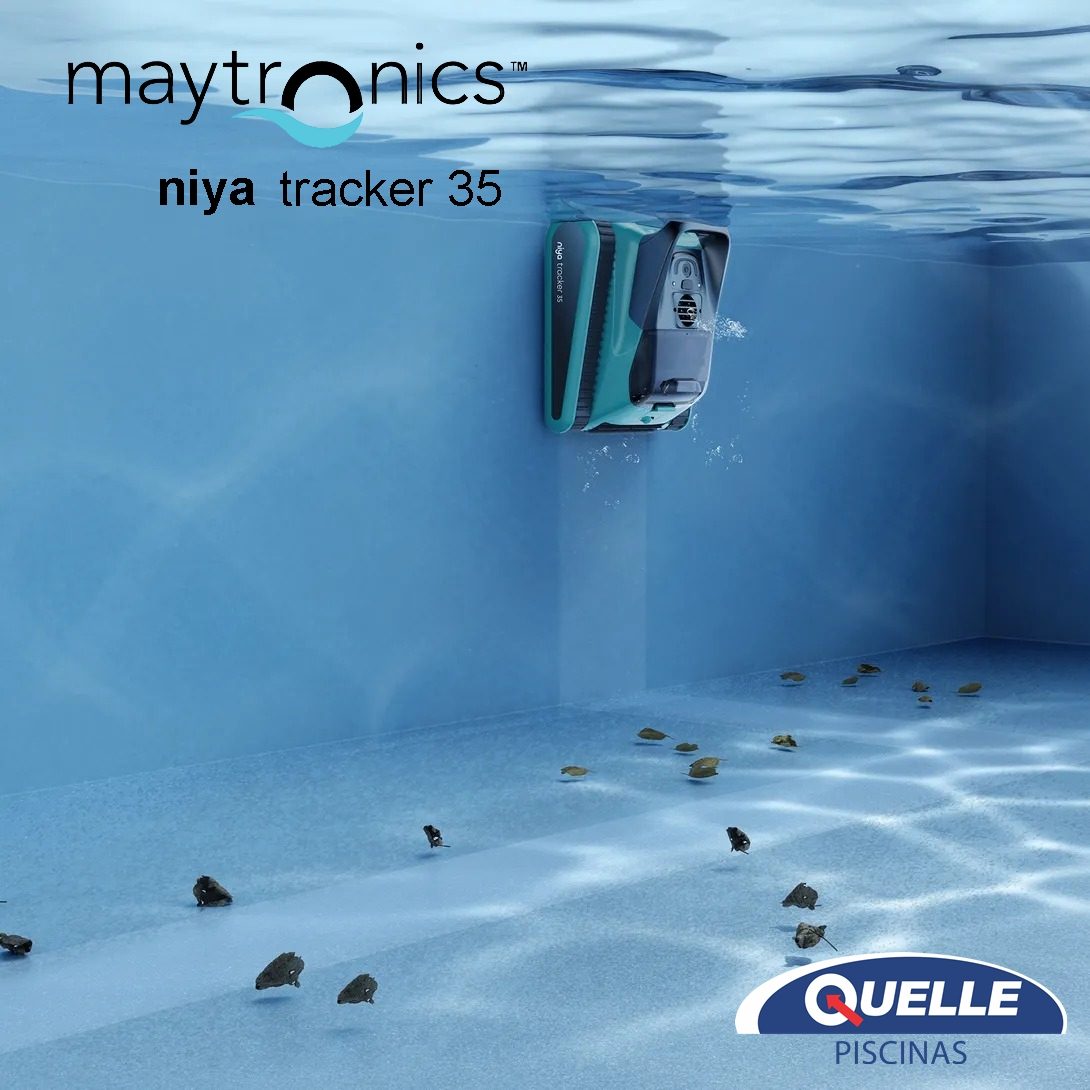 MAYTRONICS Niya Tracker 35 - Robot inalámbrico inteligente para piscinas