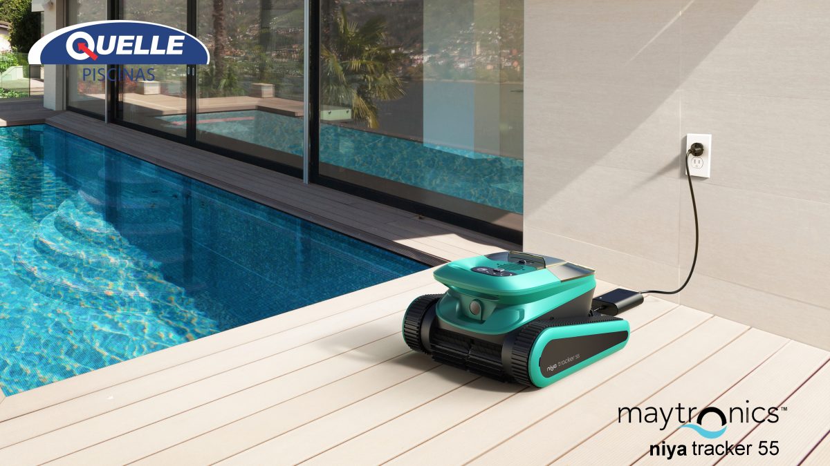 MAYTRONICS Niya Tracker 55 - Robot inalámbrico inteligente para piscinas