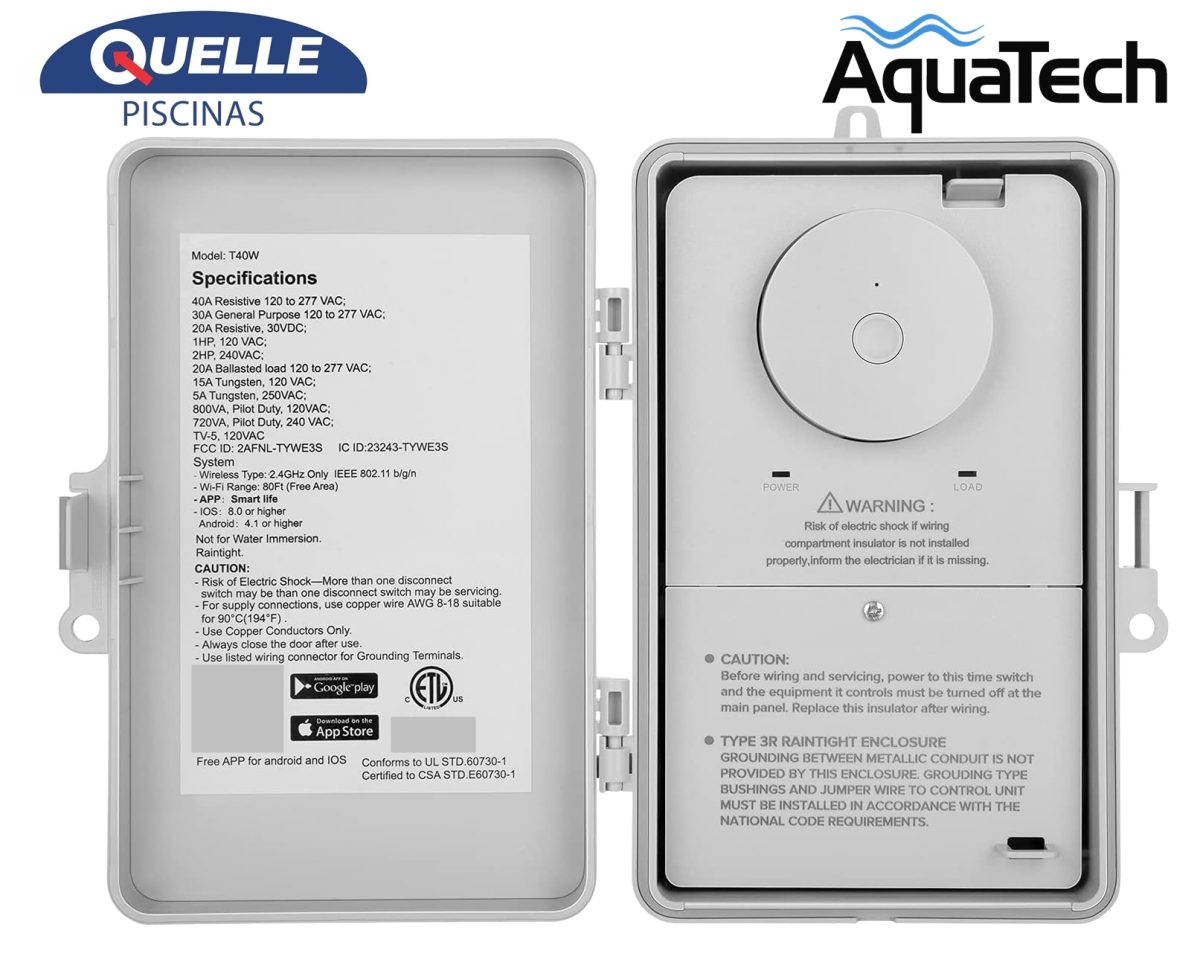 AQUATECH SURAIELEC WiFi – Temporizador y Control WiFi - 40 A