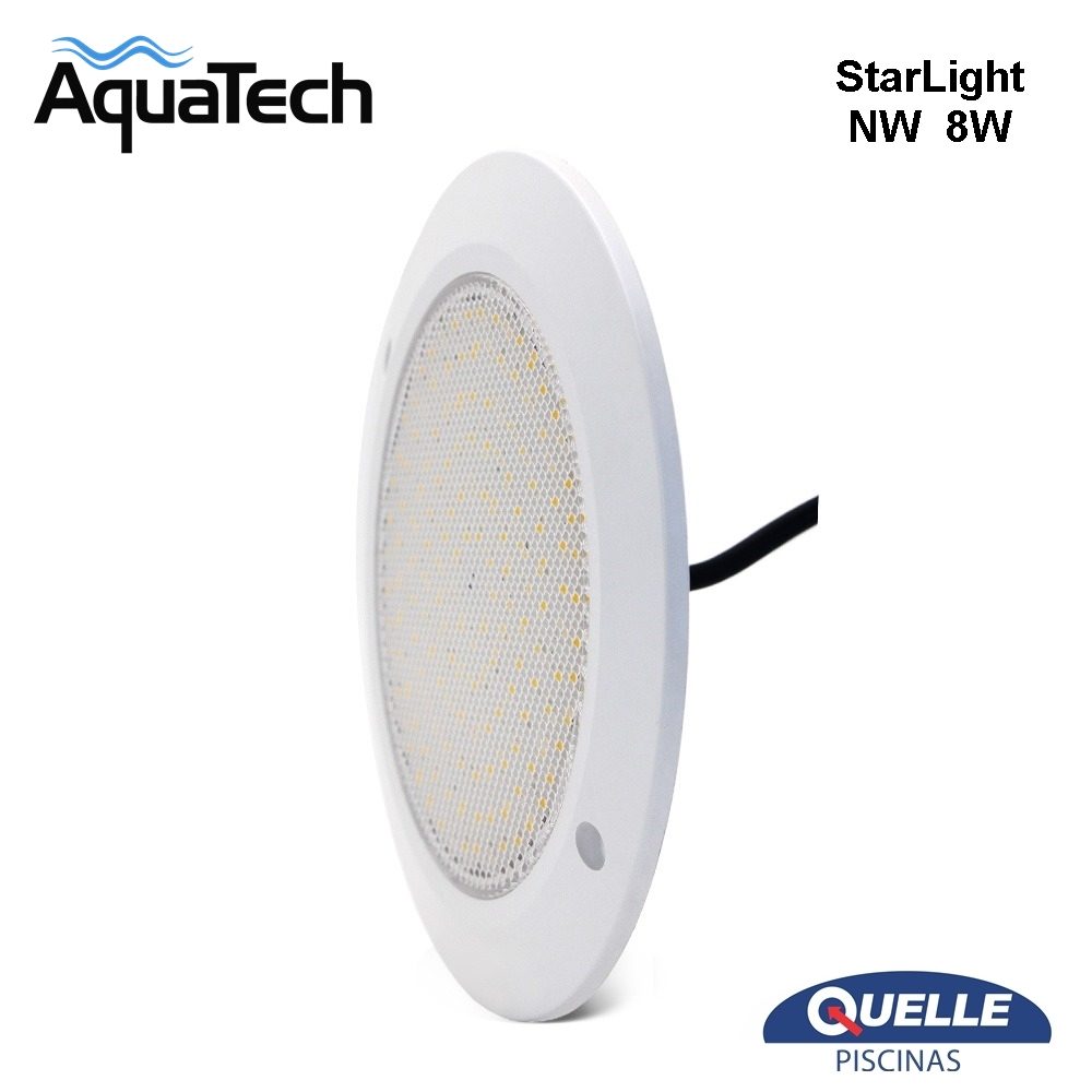 AQUATECH StarLight NW 8W – Aplique LED Blanco Natural para Piscinas