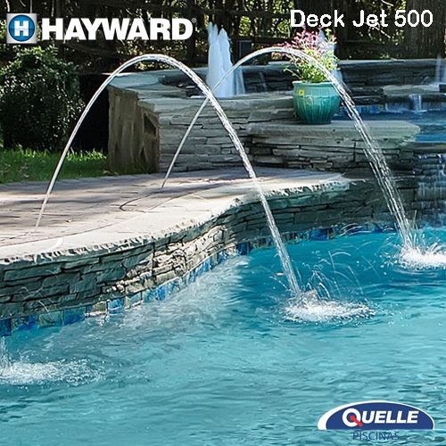 HAYWARD Deck Jet 500 - Fuente decorativa para piscinas