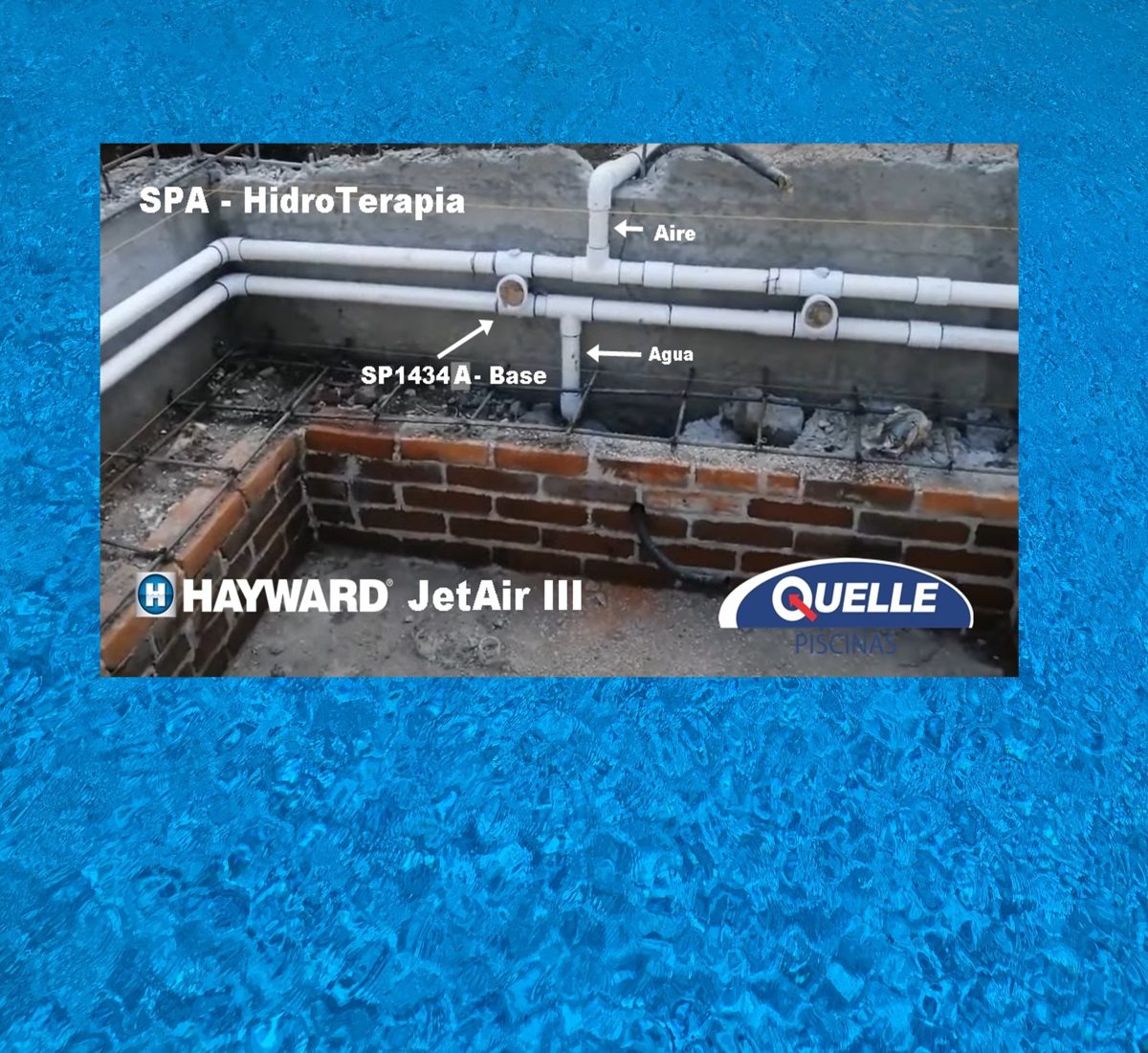 HAYWARD JetAir III SP1434A - Base Universal para Boquillas de Hidroterapia de Spas